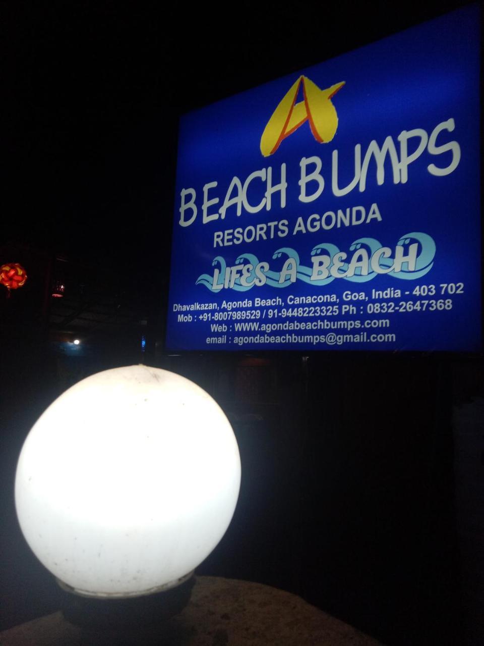 Hôtel Agonda Beach Bumps Extérieur photo
